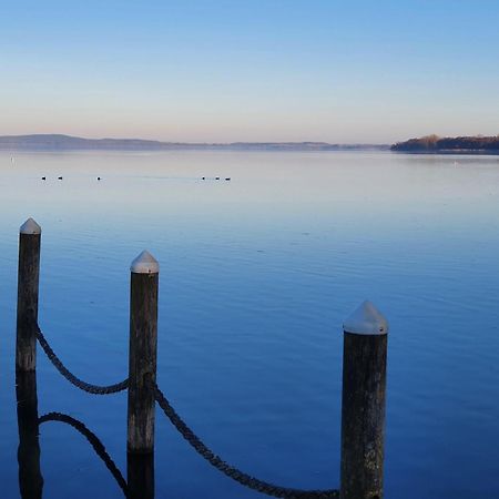 Idyllisches-Blockbohlenhaus-Mit-Eigenem-Garten-Und-Sauna-Zum-Wohlfuehlen Martensrade Eksteriør billede