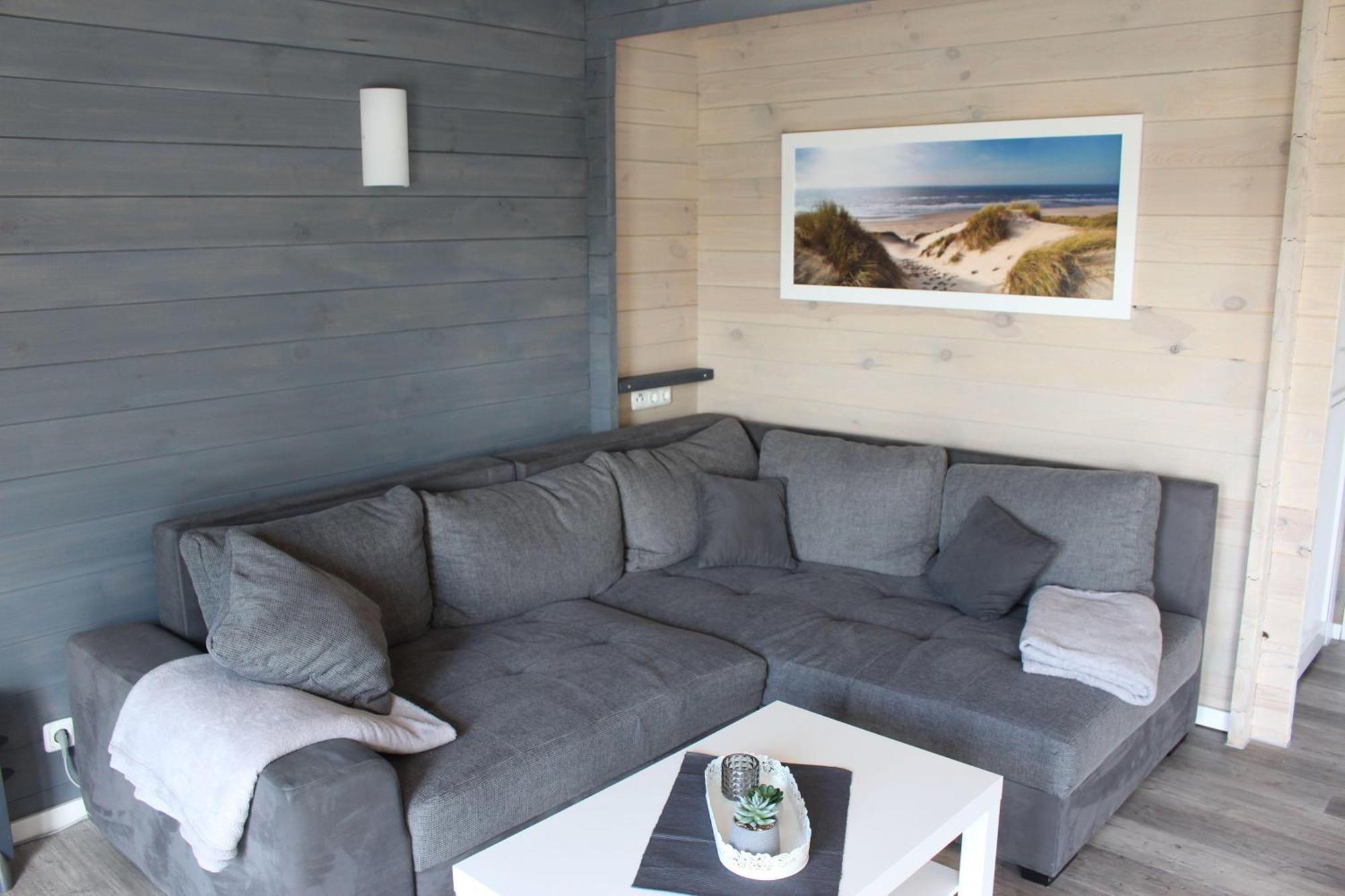 Idyllisches-Blockbohlenhaus-Mit-Eigenem-Garten-Und-Sauna-Zum-Wohlfuehlen Martensrade Eksteriør billede