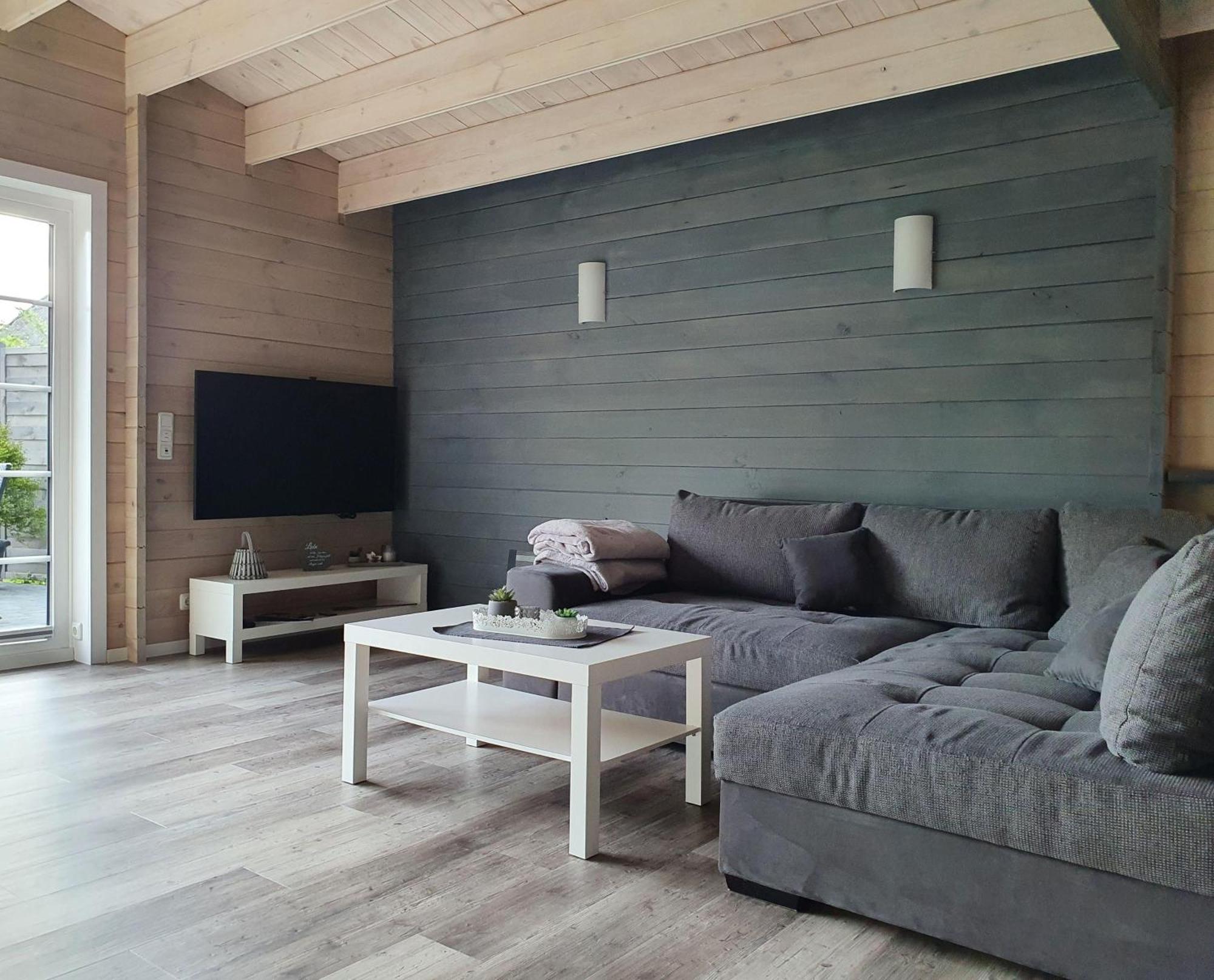 Idyllisches-Blockbohlenhaus-Mit-Eigenem-Garten-Und-Sauna-Zum-Wohlfuehlen Martensrade Eksteriør billede